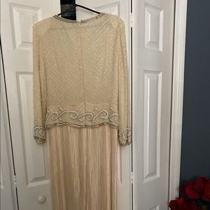 Vintage Talbots beaded formal dress